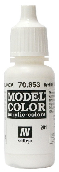 70853 Vallejo Краска акриловая "Белая глазурь" / White Glaze, 17 мл.