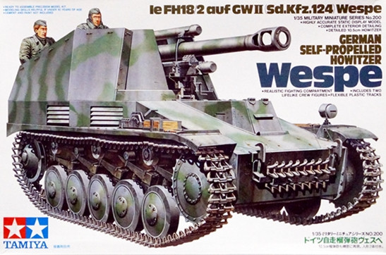 Сборная модель "Немецкая САУ "Wespe"  М 1/35