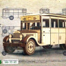 Конструктор из дерева "Автобус З&С-8"  М 1/35