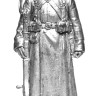 Оловянная миниатюра "Красноармеец РККА в зимней походной форме. 1939-41 гг. СССР"