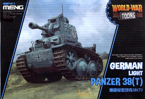Немецкий танк PzKpfw 38(t) (сборка без клея)