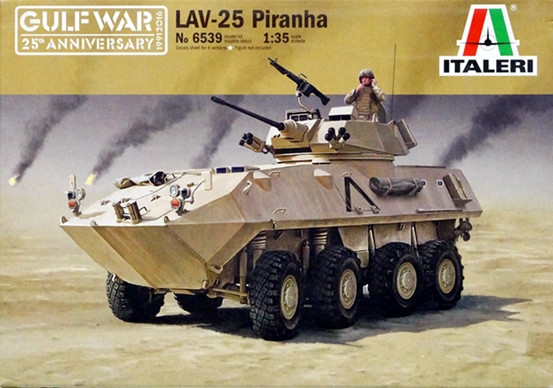 Сборная модель "Американский бронетранспортер LAV-25 "Piranha"  М 1/35