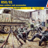 Сборная модель "Немецкий тягач RSO-01 с пехотой"  М 1/35
