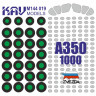 Окрасочная маска на самолет A350-1000 (Звезда) Окрасочная маска на самолет A350-1000 (Звезда)