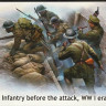 Набор миниатюр "Английская пехота в окопе перед атакой, I-я МВ"  М 1/35