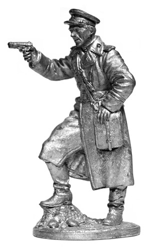 Оловянная миниатюра "Старший лейтенант Красной Армии, 1943-45 гг. СССР"