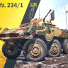Сборная модель "Немецкий бронеавтомобиль Sd.Kfz.234/1"  М 1/35