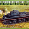 Сборная модель "Немецкий танк Pz.Kpfw.II Ausf D"  М 1/35