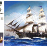 Сборная модель "Американский парусно-паровой фрегат "SUSQUEHANNA"  М 1/150
