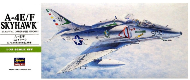 Сборная модель "Палубный истребитель A-4E/F "Skyhawk"  М 1/72