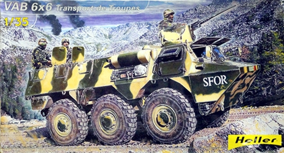 Сборная модель "Французский бронетранспортер VAB 6x6"  М 1/35