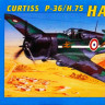 Сборная модель "Истребитель Curtiss P-36/H.75 Hawk"  М 1/72