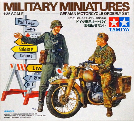 Сборная модель "Немецкий мотоцикл NZ DKW350 с водителем" М 1/35