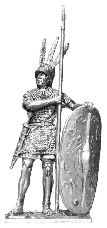 Оловянная миниатюра "Римский легионер, 3 век до н.э."
