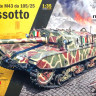 Сборная модель "Итальянское штурмовое орудие Semovente Da 105/25 "Bassotto".  М 1/35