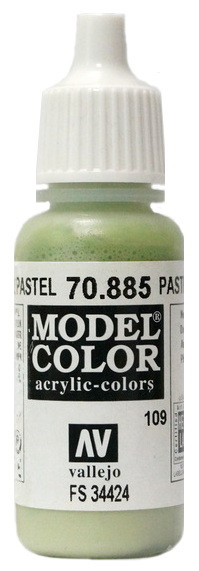 70885 Vallejo Краска акриловая "Зеленый пастельный" / Pastel Green, 17 мл.