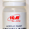 C2002 ICM Краска акриловая для творчества "Лак полуглянцевый" (Varnish Satin), 12 мл.