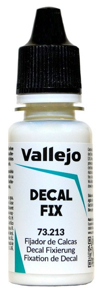 73213 Vallejo Жидкость для приварки декалей Decal Fix, 17 мл.
