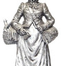 Оловянная миниатюра "Французская маркитантка, 1805-1815 годы"