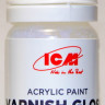 C2003 ICM Краска акриловая для творчества "Лак глянцевый" (Varnish Gloss), 12 мл.
