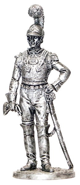Оловянная миниатюра "Офицер 1-го Карабинерного полка. Франция, 1810-1815 годы"