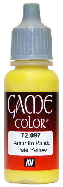 72097 Vallejo Game Color Краска "Бледный жёлтый" / Pale Yellow, 17 мл.