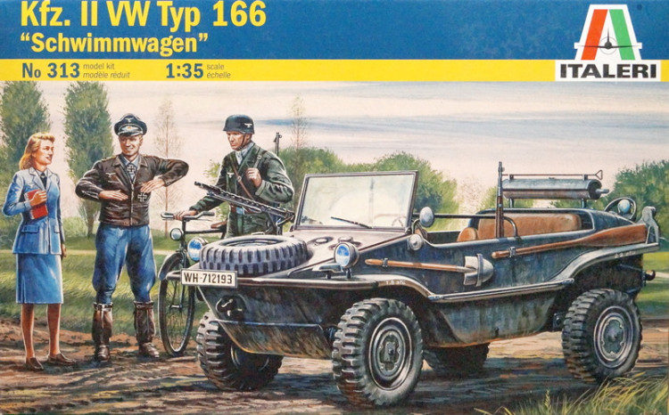 Сборная модель "Немецкий автомобиль Schwimmwagem"  М 1/35