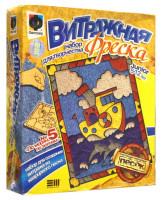 Витражная фреска "По морям, по волнам"