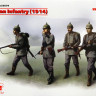 Набор миниатюр "Германская пехота, 1-я МВ"  М 1/35