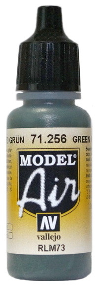 71256 Vallejo Model Air Краска "Зеленый", RLM73 / Green, 17 мл.