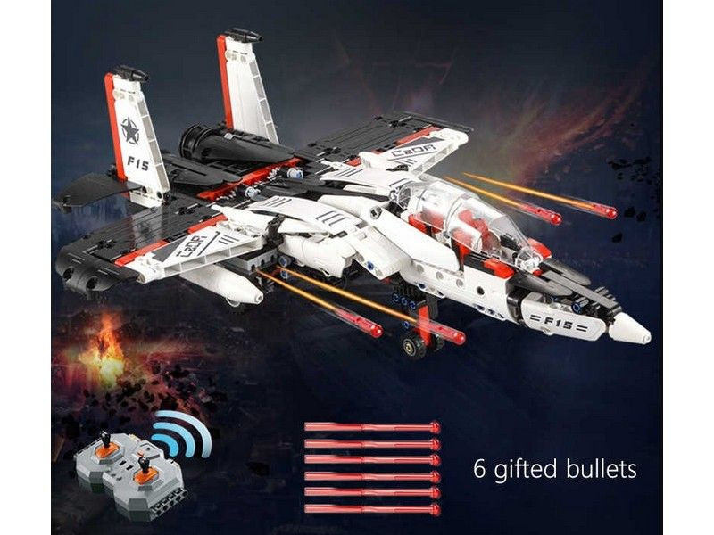 Конструктор CADA "Трансформер F-15 EagleBot ", 917 дет.,  на радиоуправлении