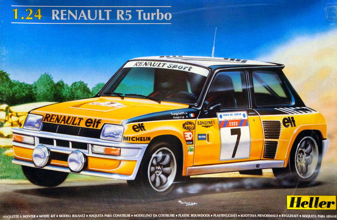 Сборная модель "Автомобиль Renault 5 turbo"  М 1/24