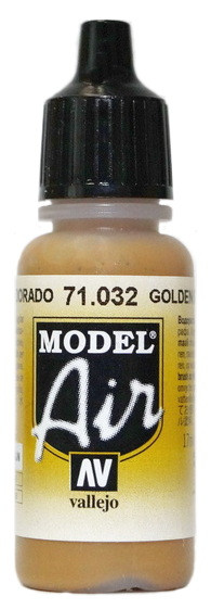71032 Vallejo Model Air Краска "Золотисто-коричневый" / Golden Brown, 17 мл.
