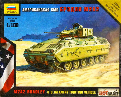 Сборная модель "Американская БМП Бредли М2А2"    М 1/100