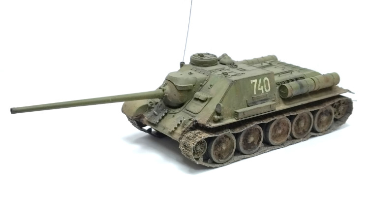 Масштабная модель "Советская САУ СУ-100"  М 1/35