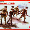 Набор миниатюр "Британская пехота, 1-я МВ"  М 1/35