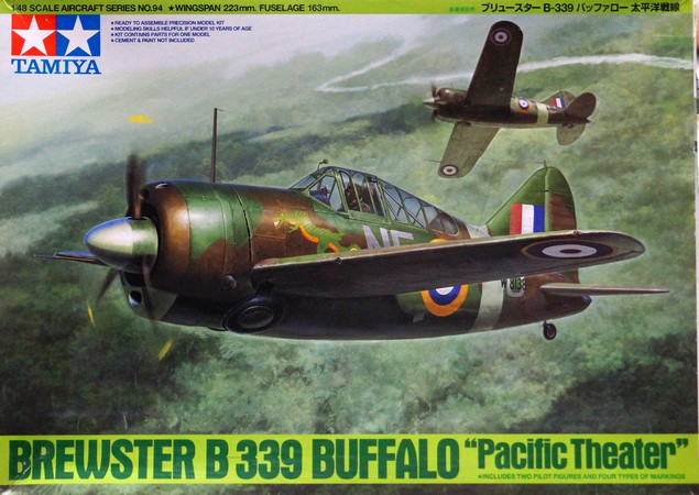 Сборная модель "Истребитель B-339  "Buffalo"   М 1/48