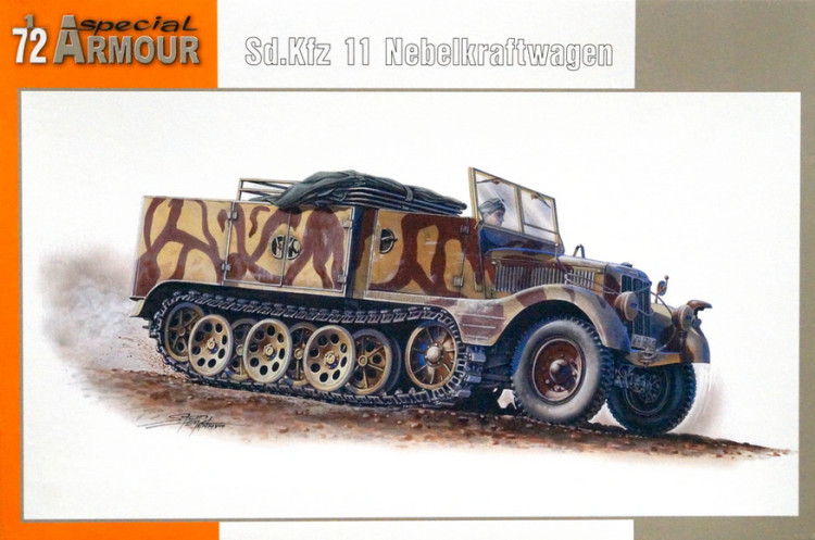 Сборная модель "Немецкий тягач Sd.Kfz.11/4 "Nebelkraftwagen"  М 1/72