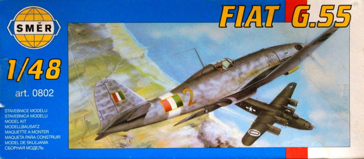Сборная модель "Истребитель Fiat G55"  М 1/48