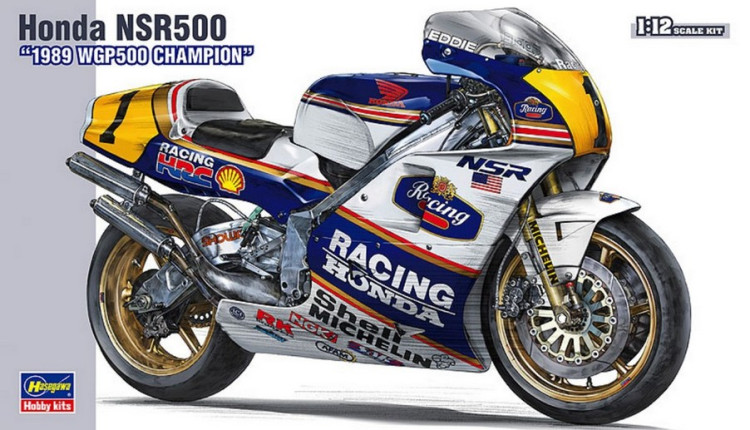 Сборная модель "Мотоцикл HONDA NSR500 "1989 WGP500 CHAMPION"   М 1/12