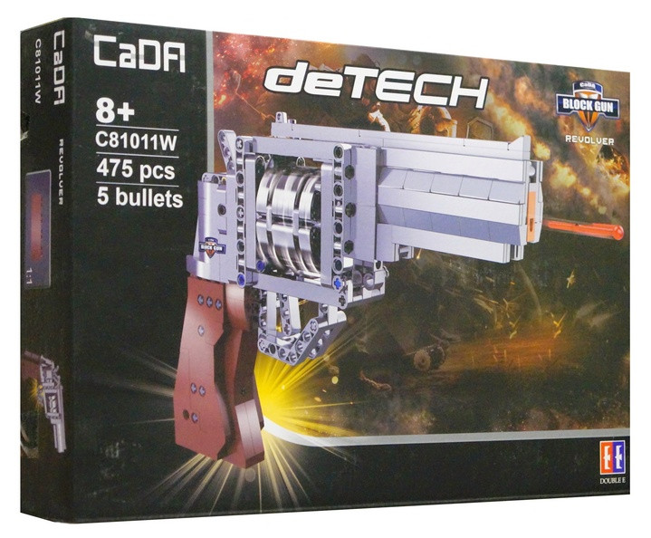 Конструктор CADA "Револьвер", 475 дет.
