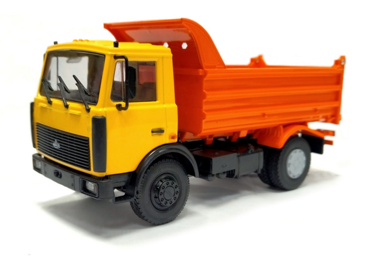 Масштабная модель "Самосвал М&З-5551, высокий кузов, 1998 г."    М 1/43